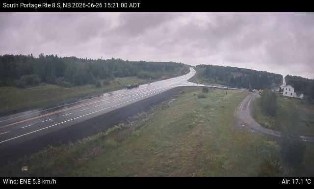 Web Cam image of South Portage (NB Highway 8)