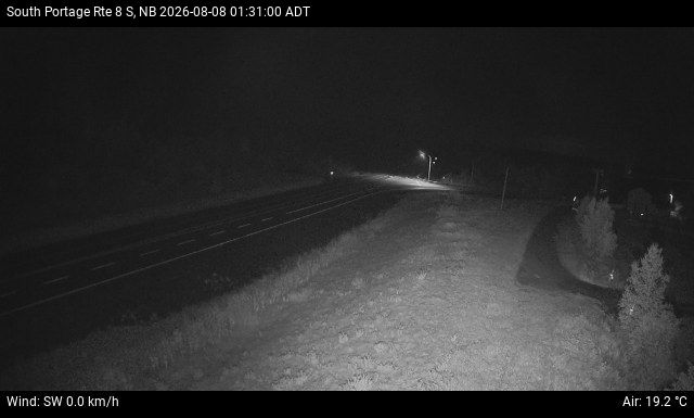 Web Cam image of South Portage (NB Highway 8)
