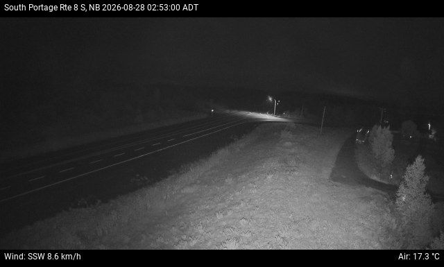 Web Cam image of South Portage (NB Highway 8)
