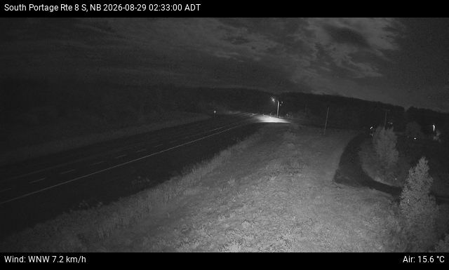 Web Cam image of South Portage (NB Highway 8)
