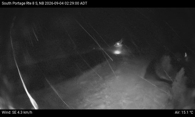 Web Cam image of South Portage (NB Highway 8)