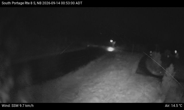 Web Cam image of South Portage (NB Highway 8)