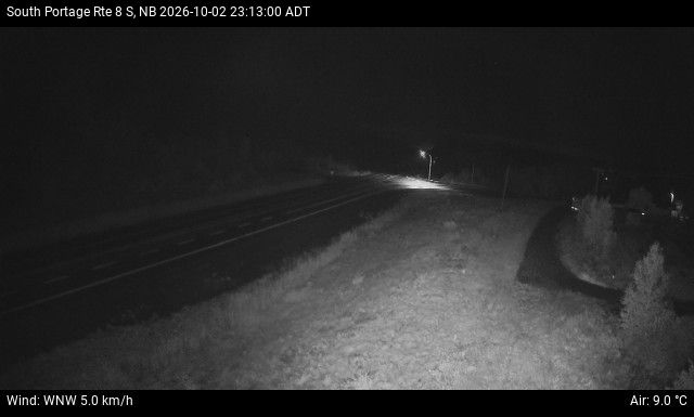 Web Cam image of South Portage (NB Highway 8)