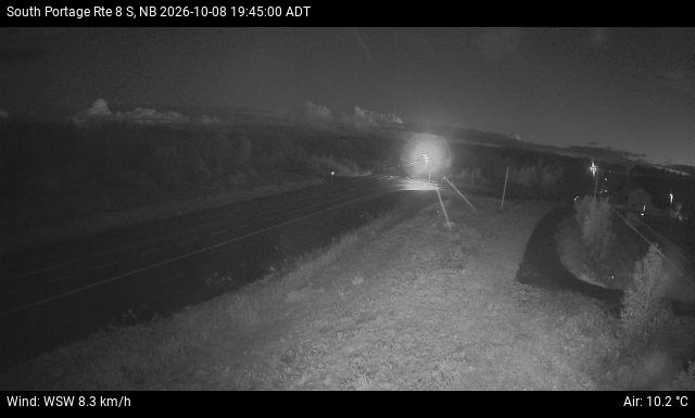 Web Cam image of South Portage (NB Highway 8)