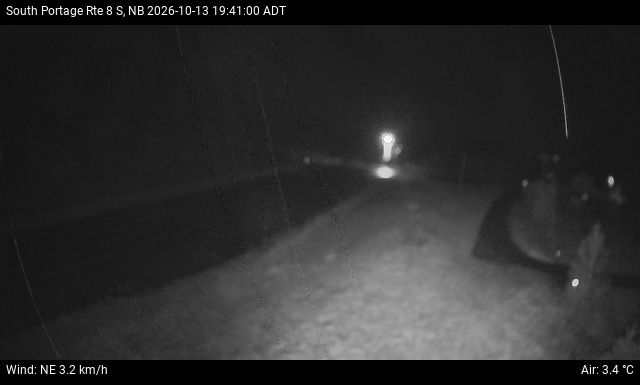 Web Cam image of South Portage (NB Highway 8)