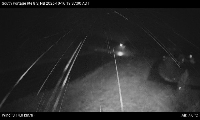 Web Cam image of South Portage (NB Highway 8)