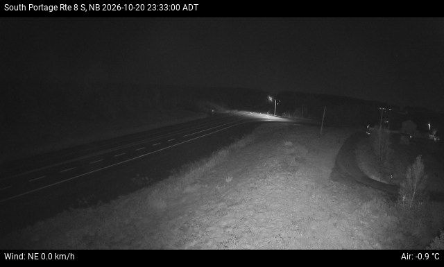 Web Cam image of South Portage (NB Highway 8)