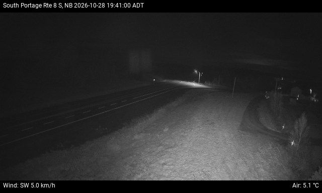 Web Cam image of South Portage (NB Highway 8)