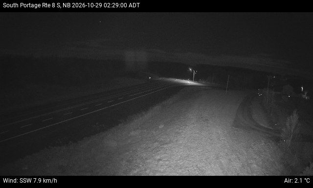 Web Cam image of South Portage (NB Highway 8)