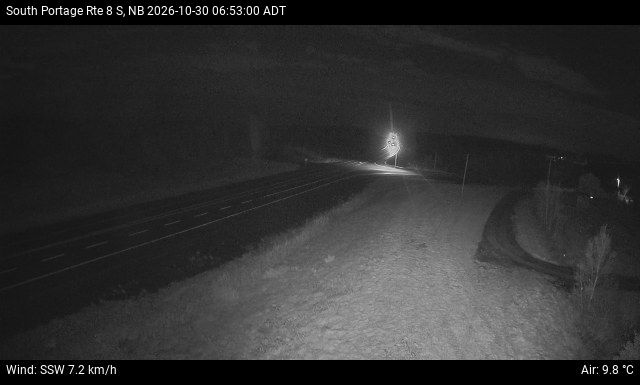 Web Cam image of South Portage (NB Highway 8)
