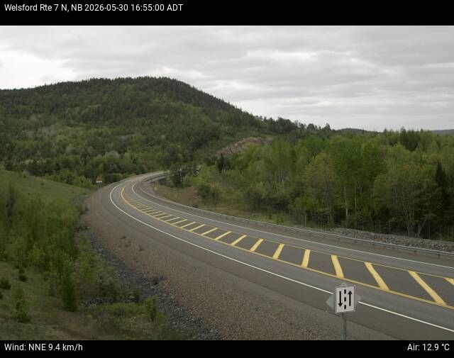 Web Cam image of Welsford (NB Highway 7)