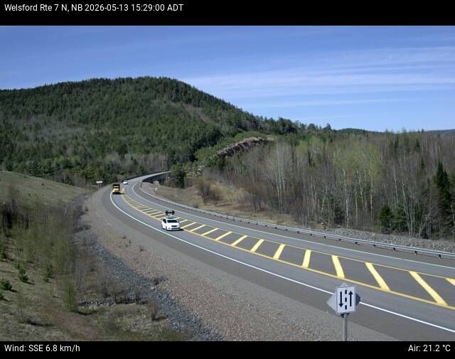 Web Cam image of Welsford (NB Highway 7)