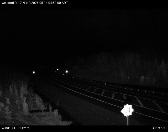 Web Cam image of Welsford (NB Highway 7)