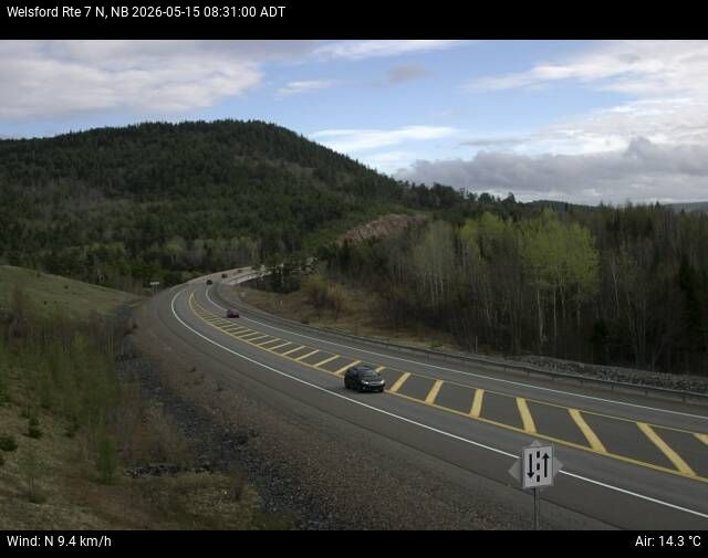 Web Cam image of Welsford (NB Highway 7)