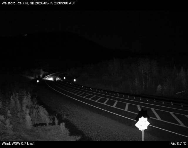 Web Cam image of Welsford (NB Highway 7)