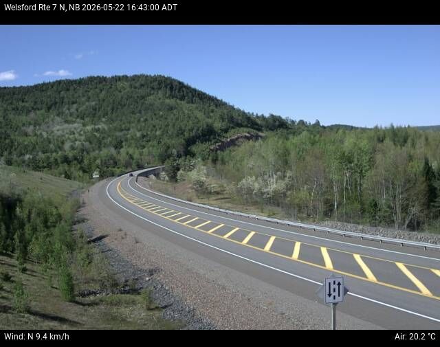 Web Cam image of Welsford (NB Highway 7)