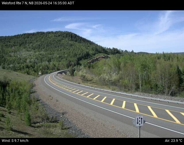 Web Cam image of Welsford (NB Highway 7)
