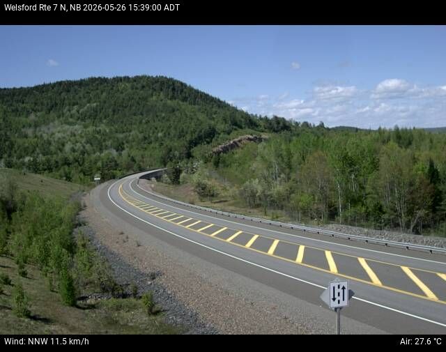 Web Cam image of Welsford (NB Highway 7)