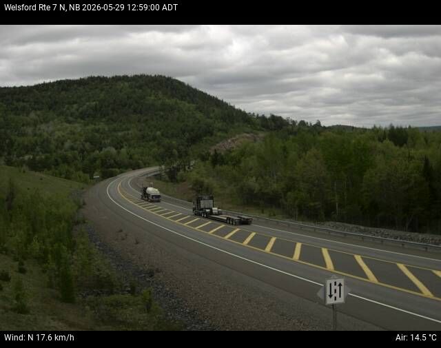 Web Cam image of Welsford (NB Highway 7)
