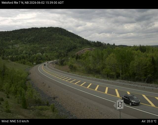 Web Cam image of Welsford (NB Highway 7)