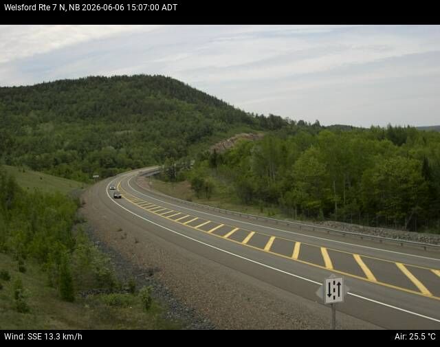 Web Cam image of Welsford (NB Highway 7)