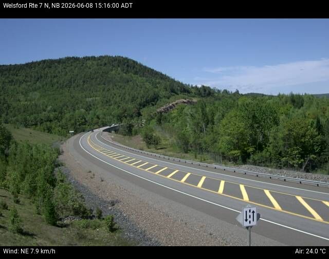 Web Cam image of Welsford (NB Highway 7)