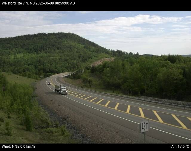 Web Cam image of Welsford (NB Highway 7)