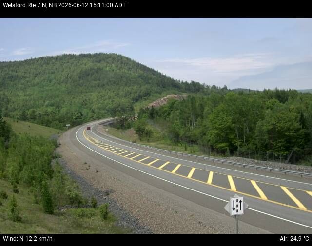 Web Cam image of Welsford (NB Highway 7)