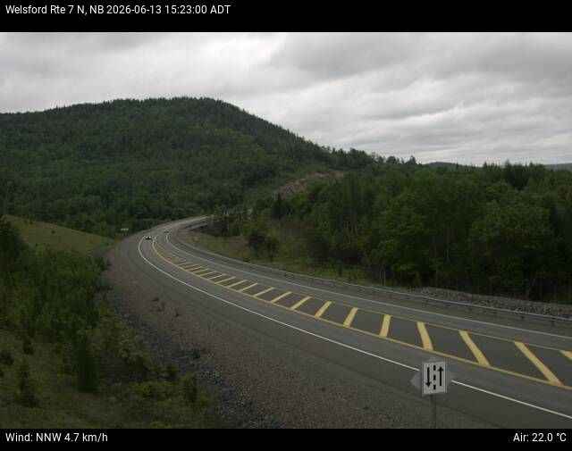 Web Cam image of Welsford (NB Highway 7)
