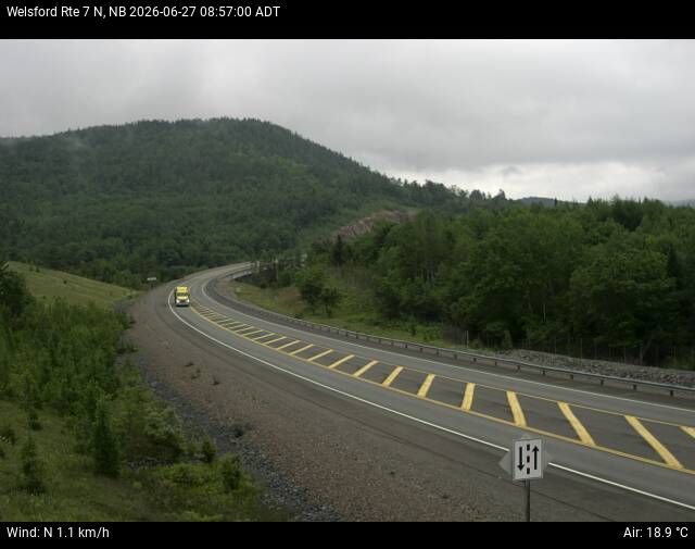 Web Cam image of Welsford (NB Highway 7)
