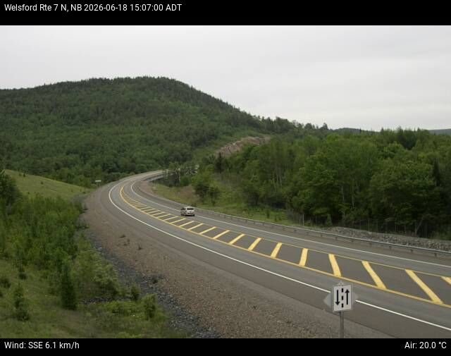 Web Cam image of Welsford (NB Highway 7)