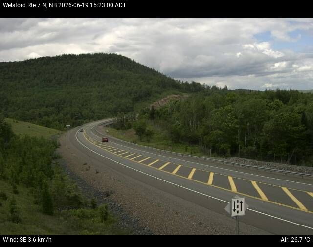 Web Cam image of Welsford (NB Highway 7)