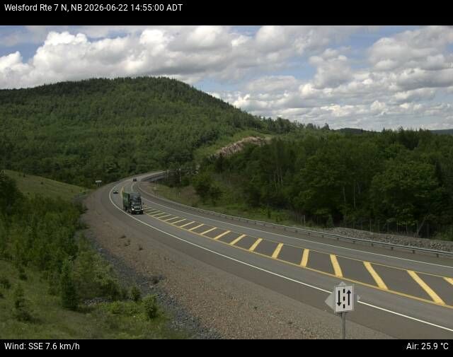 Web Cam image of Welsford (NB Highway 7)