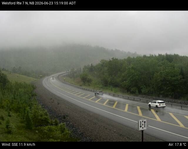 Web Cam image of Welsford (NB Highway 7)