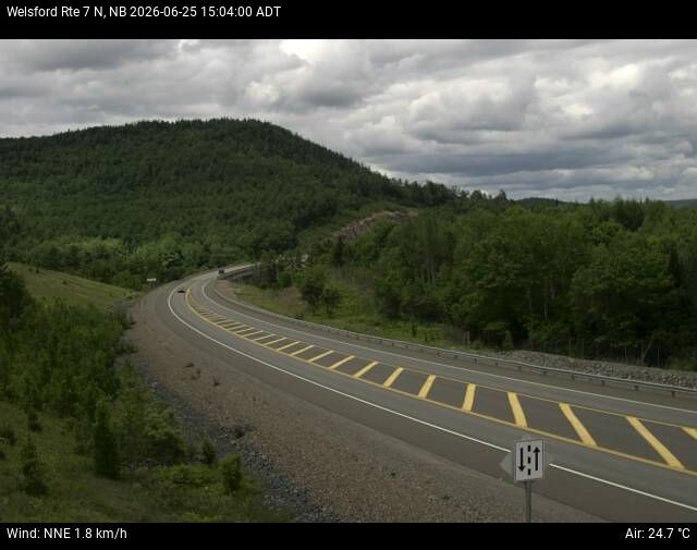 Web Cam image of Welsford (NB Highway 7)