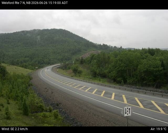 Web Cam image of Welsford (NB Highway 7)