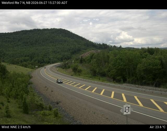 Web Cam image of Welsford (NB Highway 7)