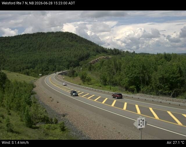 Web Cam image of Welsford (NB Highway 7)