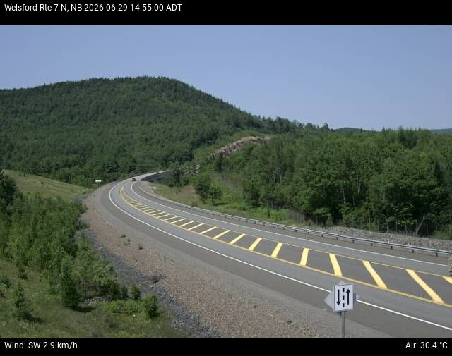 Web Cam image of Welsford (NB Highway 7)
