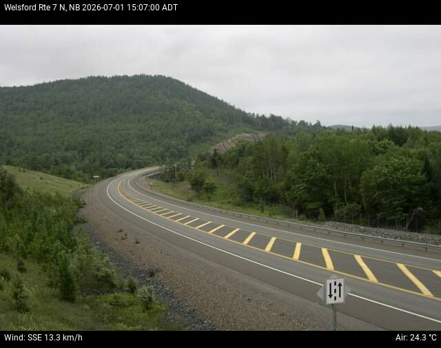 Web Cam image of Welsford (NB Highway 7)