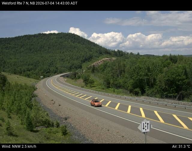 Web Cam image of Welsford (NB Highway 7)