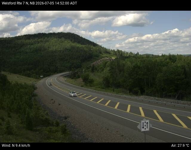 Web Cam image of Welsford (NB Highway 7)