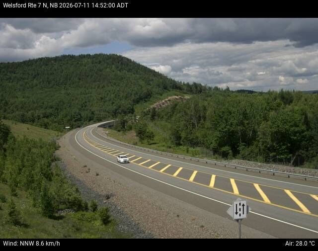 Web Cam image of Welsford (NB Highway 7)