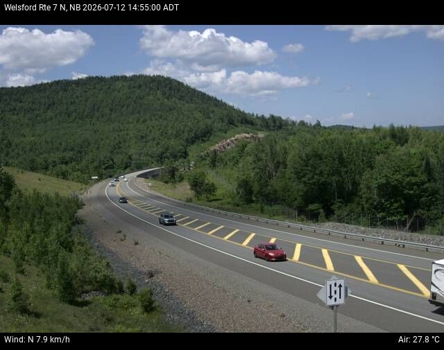 Web Cam image of Welsford (NB Highway 7)