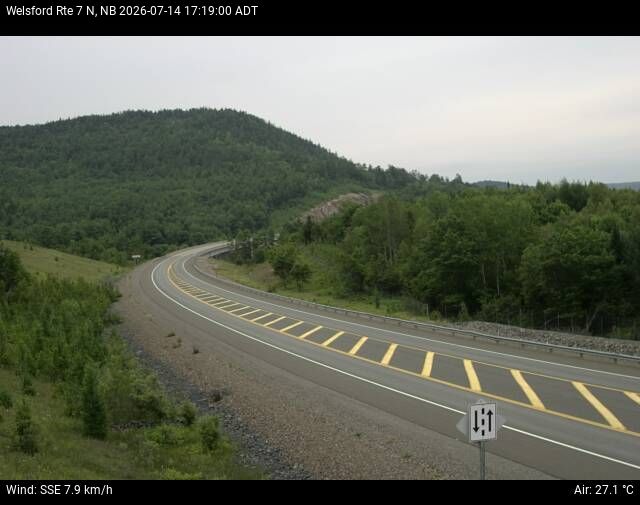 Web Cam image of Welsford (NB Highway 7)