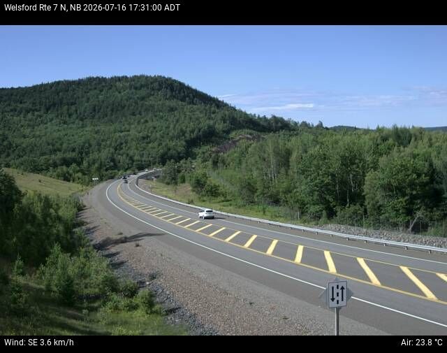 Web Cam image of Welsford (NB Highway 7)