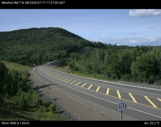 Web Cam image of Welsford (NB Highway 7)
