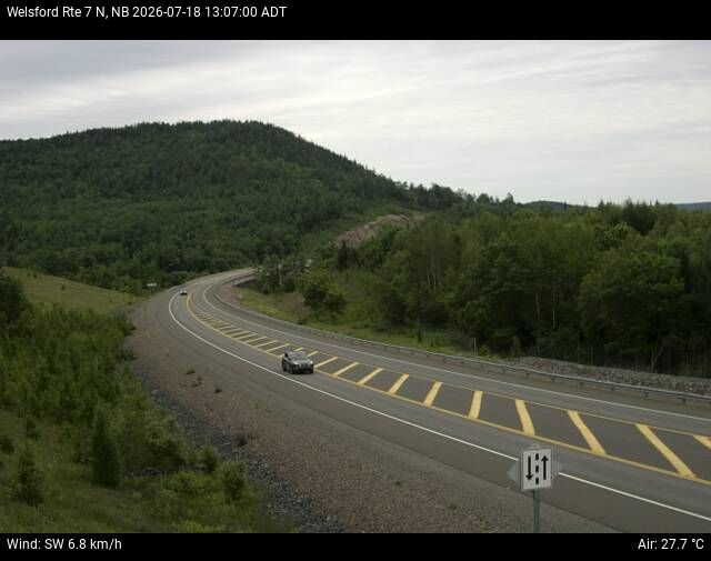 Web Cam image of Welsford (NB Highway 7)