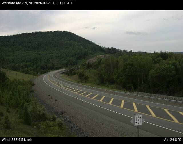 Web Cam image of Welsford (NB Highway 7)