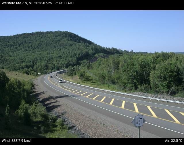 Web Cam image of Welsford (NB Highway 7)